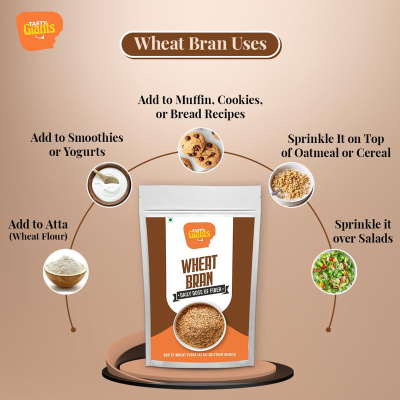 Wheat Bran (Chokar) – 1kg | High-Fiber, Protein-Rich, Natural Nutrition