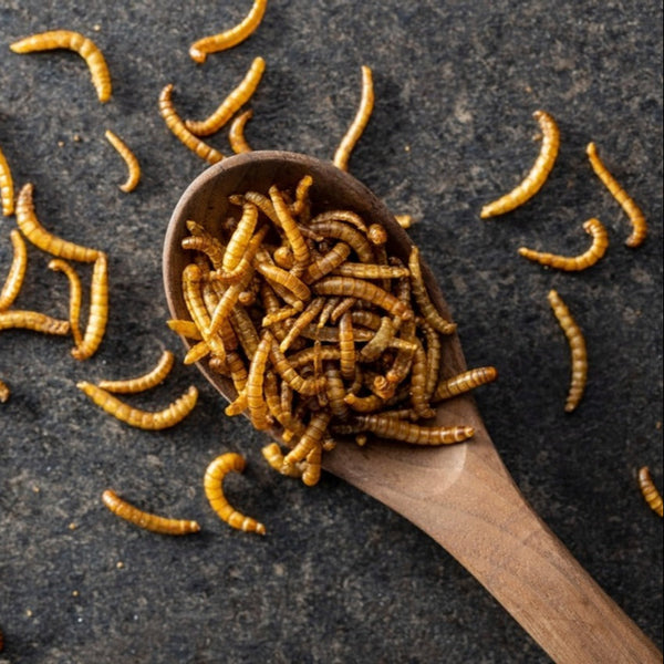 Live Mealworms – 1000 Pieces (Approx. 130g) | Fresh & Nutritious Feeder Insects